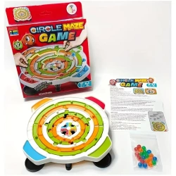Kulki W Labiryncie Gra Planszowa Kołowy Labirynt Circle Maze Game Z Kulką