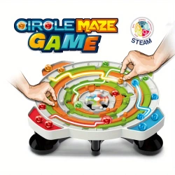 Kulki W Labiryncie Gra Planszowa Kołowy Labirynt Circle Maze Game Z Kulką