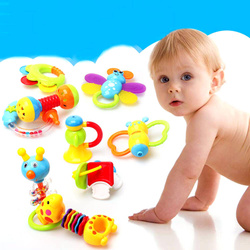 ZESTAW GRZECHOTEK GRZECHOTKI W BUTELCE ZABAWEK DLA DZIECI NIEMOWLĄT KLUCZE