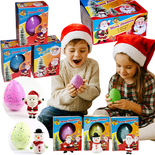 ROSNĄCY MIKOŁAJ W JAJKU JAJKO NIESPODZIANKA NA ŚWIĘTA MIKOŁAJA POD CHOINKE