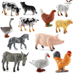ZWIERZĘTA DOMOWE ZESTAW FIGUREK ZWIERZĄT DOMOWYCH FIGURKI FARMA DO ZABAWY