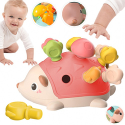 SORTER EDUKACYJNY JEŻ MONTESSORI UKŁADANKA JEŻYK KOLOROWY GRA ZRĘCZNOŚCIOWA