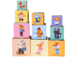 Edukacyjne puzzle sześcienne dla dzieci - kreatywna układanka 10szt. ZA5868