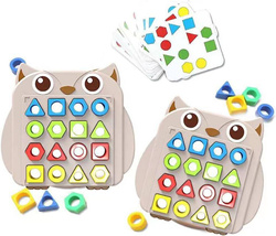 Gra Dopasuj kształty figury Tablica Układanka Montessori Zabawka do Wzorów