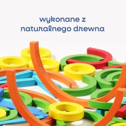 UKŁADANKA MONTESSORI DREWNIANE PUZZLE KREATYWNE DLA DZIECI NA PREZENT