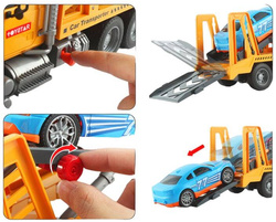 AUTO POMOC DROGOWA LAWETA TIR POJAZD ZESTAW SAMOCHÓD Z ŚWIATŁEM DŹWIĘKIEM