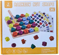 Układanka Montessori Drewniana Zabawka Edukacyjna