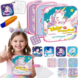 Unicorn Jednorożec Do Malowania Dla Dziewczynki Nauka Liter Cyfr Z Naklejki