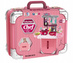 KUCHNIA DLA DZIECI KOMPLET Z GARNKAMI RÓŻOWA ZABAWKOWA WALIZKA 35 DODATKÓW