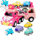 Ciężarówka LAWETA z autkami Zestaw TIR AUTKA zabawka dla dziewczynki dzieci