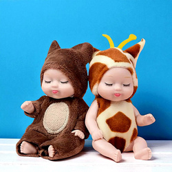 UROCZY ZESTAW 6 MINI LALEK W UBRANKACH ZWIERZĄT PREZENT DLA DZIEWCZYNEK