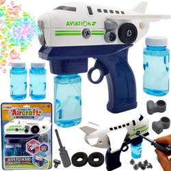 PISTOLET NA BAŃKI MASZYNA SAMOLOT APARAT DO ROBIENIA BANIEK + PŁYN