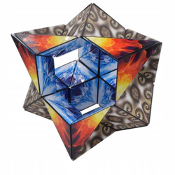 ANTYSTRESOWA Układanka Kostka GRA LOGICZNA Magnetyczna Magic Cube Fidget