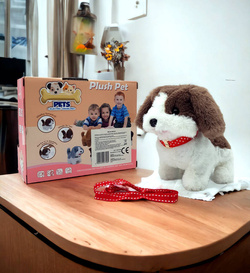 PIESEK PIES chodzący na smyczy szczeka PETS zestaw zabawka dla dzieci