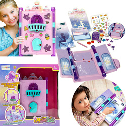 MAGICZNY SEKRETNY PAMIĘTNIK ZAMEK NA KLUCZYK ZE SCHOWKAMI ZESTAW DLA DZIECI