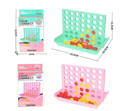 Gra Logiczna Układanka Rzędy 4 W Linii Rzędzie Planszowa Line Up Ułóż Kolor