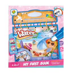 MALOWANKA NA WAKACJE KSIĄŻKA DO KOLOROWANIA Z PISAKIEM WODNYM DLA DZIECI