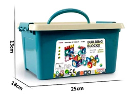 KLOCKI MAGNETYCZNE KONSTRUKCYJNE TOR KULKOWY KREATYWNA ZABAWKA DLA DZIECI