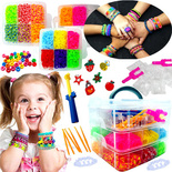 GUMKI DO ROBIENIA BRANSOLETEK ZESTAW KREATYWNY w kuferku AKCESORIA XXL