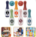 SPORTOWA GRA W KRĘGLE ZESTAW Z KULA AKCESORIAMI DO GRY ZABAWY DLA DZIECI XL