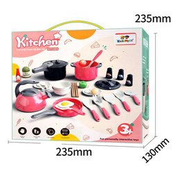 ZESTAW KUCHENNY DLA DZIECI NACZYNIA DO ZABAWY KUCHNIA ZABAWKA GARNKI CZAJNI