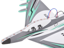 Składany lekki samolot z pianki lata świeci LED śmigło ładownie USB ZA5583