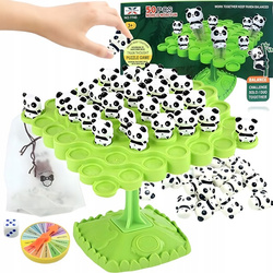 GRA BALANSUJĄCE PANDY ZRĘCZNOŚCIOWA I LOGICZNA DLA DZIECI ZABAWA RODZINNA