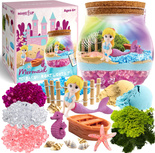 Magiczna Kula Terrarium Świecąca LED Z Syrenką Eksperymenty Zestaw + Pilot