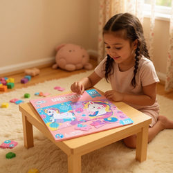 MAGNETYCZNA UKŁADANKA JEDNOROŻEC KSIĄŻECZKA PUZZLE MAGNETYCZNE ZABAWKA