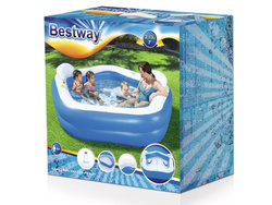 BASEN OGRODOWY Z SIEDZENIAMI DMUCHANY 213 BESTWAY