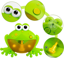 ŻABA DO ROBIENIA PIANY BANIEK MYDLANYCH ZABAWKI DO WANNY KĄPIELI DLA DZIECI