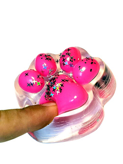 DUŻY GNIOTEK KOCIA ŁAPKA ŁAPA ANTYSTRESOWA KOTKA SQUISHY MOCHI 7CM KOTEK