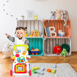 CHODZIK PCHACZ JEŹDZIK INTERAKTYWNY EDUKACYJNY PIANINKO ZNIKOPIS DLA DZIECI