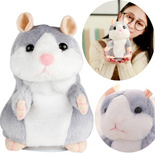 Gadający Chomik PEPLA Powtarzający słowa gaduła pluszak maskotka zabawka