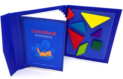 TANGRAM DREWNIANE KLOCKI KSZTAŁTY GRA UKŁADANKA