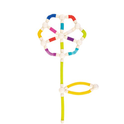 RURKI KONSTRUKCYJNE MAGNETYCZNE KLOCKI UKŁADANKA ZABAWKA ZESTAW DLA DZIECI