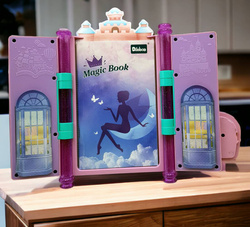 MAGICZNY SEKRETNY PAMIĘTNIK ZAMEK NA KLUCZYK ZE SCHOWKAMI ZESTAW DLA DZIECI