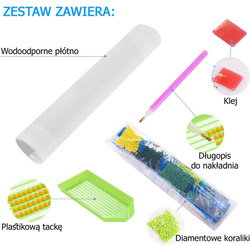 DIAMENTOWA MOZAIKA ZABAWA SZCZENIAKÓW HAFT ZESTAW