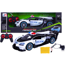 AUTO POLICYJNE NA RADIO PILOT ZABAWKA POLICJA STEROWANY Z PILOTEM PREZENT