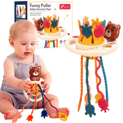 Zabawka Sensoryczna Ośmiornica Pop It MONTESSORI Gryzak dla NIEMOWLĄT MIŚ