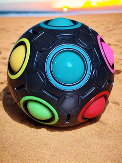 KOSTKA CUBE MAGIC BALL KULA UKŁADANKA ZABAWKA PREZENT NA STRES DLA DZIECI