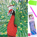 Diamentowa mozaika Mandala 7D Paw 40x30cm 1006621