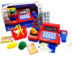 Kasa fiskalna ze skanerem koszyk na zakupy Zabawka