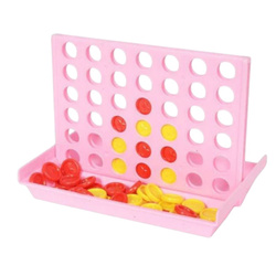 Gra Logiczna Układanka Rzędy 4 W Linii Rzędzie Planszowa Line Up Ułóż Kolor