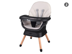 Wielofunkcyjny fotel obracane krzesełko do karmienia 6w1 dla dzieci ZA5659