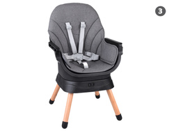 Wielofunkcyjny fotel obracane krzesełko do karmienia 6w1 dla dzieci ZA5659