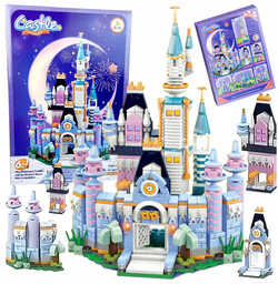 ZAMEK KSIĘŻNICZKI KLOCKI ZESTAW 535 KLOCKÓW NA PREZENT DLA DZIEWCZYNKI 6w1