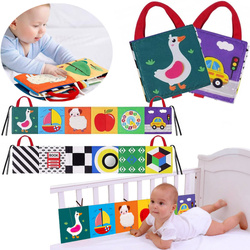 SENSORYCZNA KSIAZECZKA MIEKKA KSIAZKA Z OBRAZKAMI DLA NIEMOWLAT DZIECI