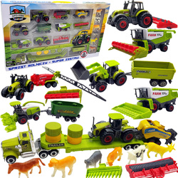 Ciągnik Traktor MASZYNY ROLNICZE Zestaw farmer