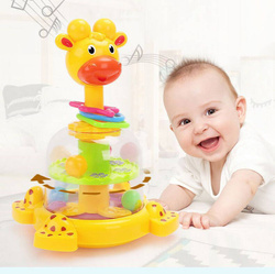 BĄCZEK INTERAKTYWNY ŻYRAFA KARUZELKA Z PIŁECZKAMI BĄK ZABAWKA DLA DZIECI